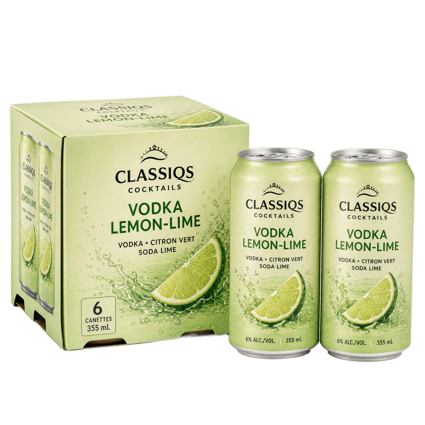6-pack mono-saveur — rendu concept